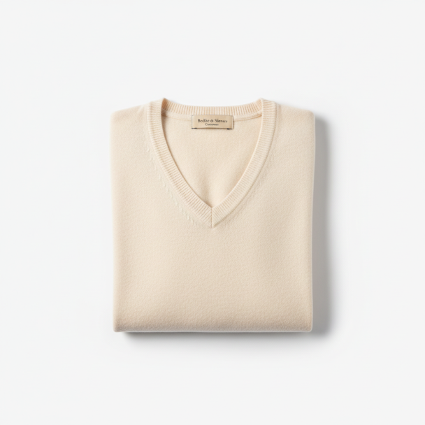 Brekke & Sønner Cashmere V-hals - Image 2